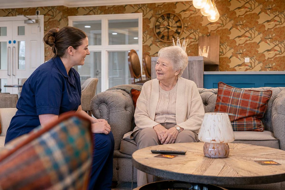 Continuity of care and clinical support at Esmere Gardens Nursing Home